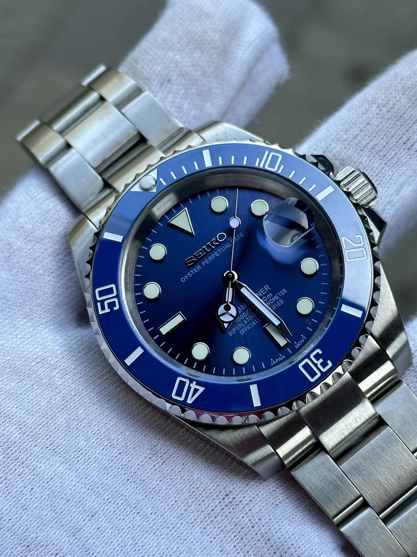 SUBMARINER MOD BLEU