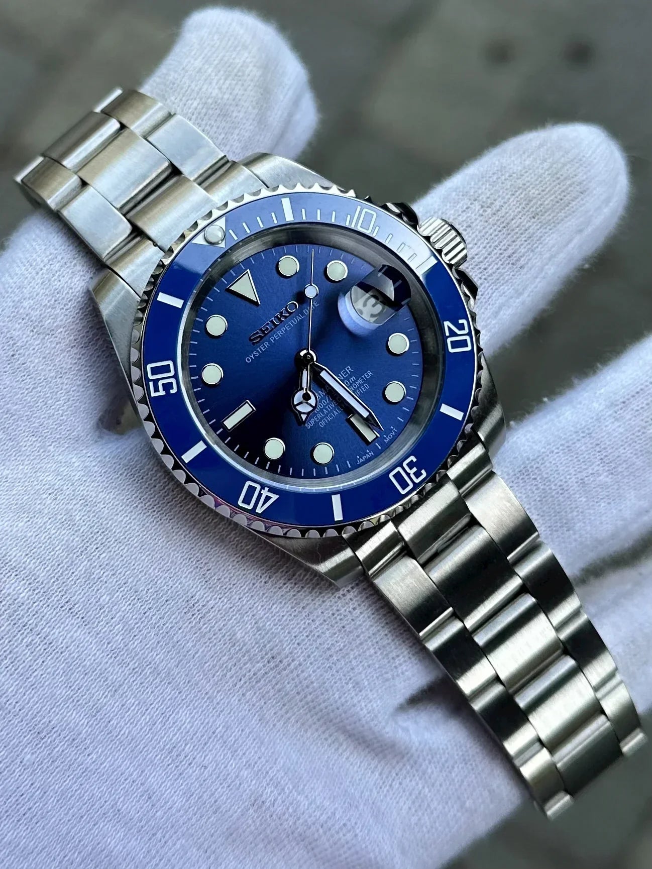 SUBMARINER MOD BLEU