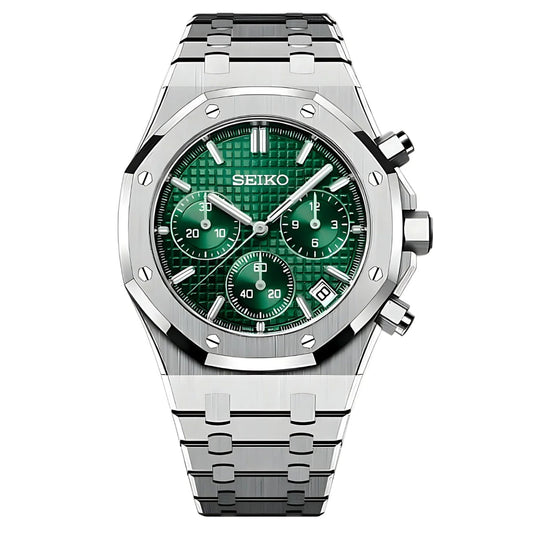 Royal Seikoak grüner Chronograph