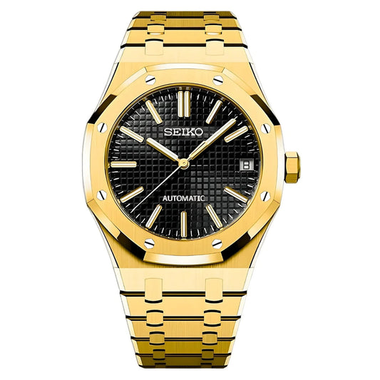 Royal Seikoak Gold (schwarzes Zifferblatt)