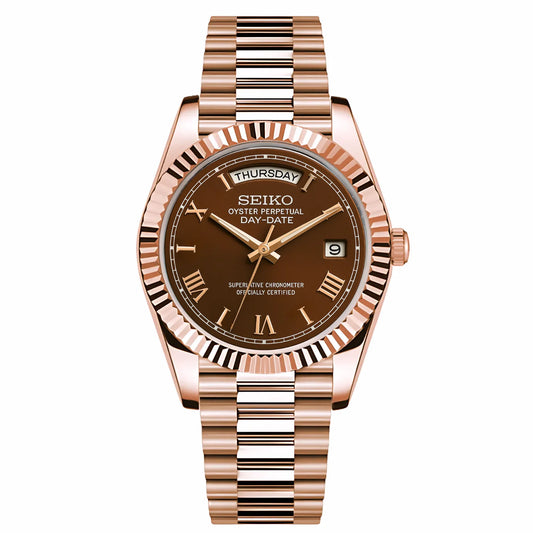 Seikodate Roségold Schokolade Roman