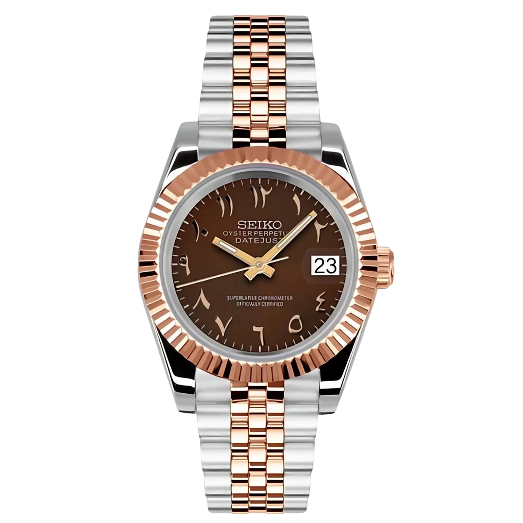 seikojust chocolate rose gold arabic